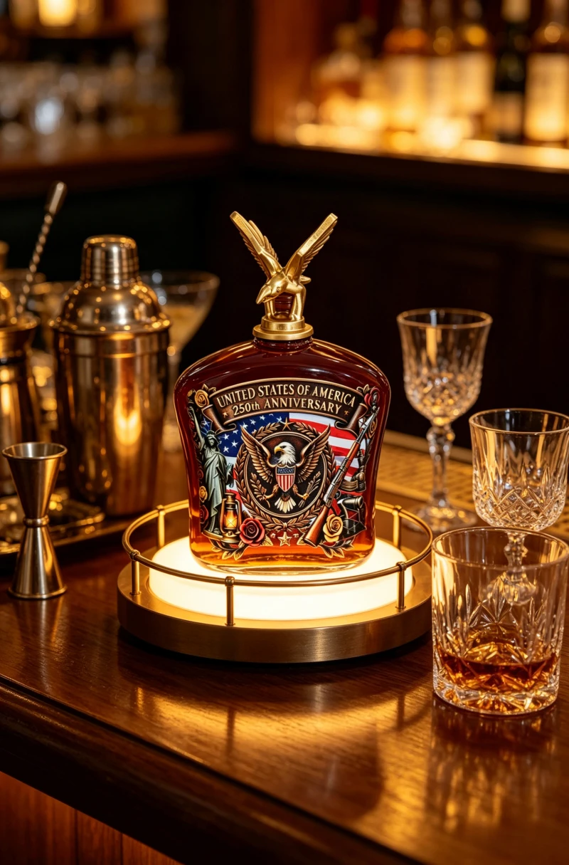 Vintage American Freedom Eagle - огляд і ціна Vintage Collectible Liquor Bottles