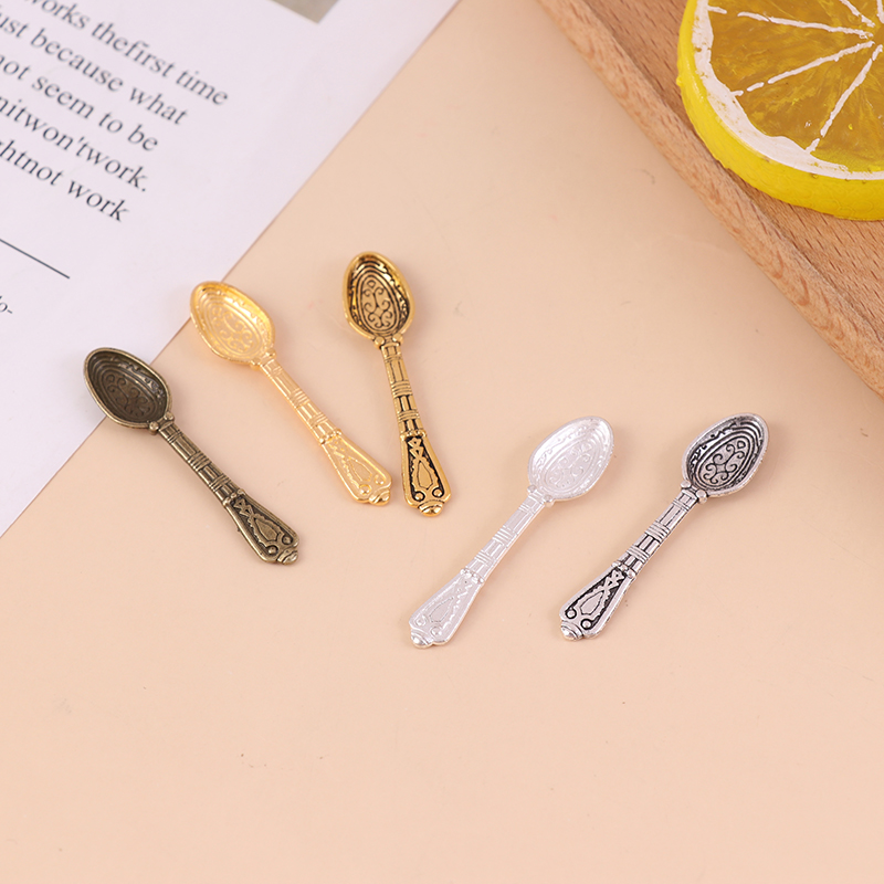 10Pcs 1:12 Dollhouse Miniature - огляд і ціна Vintage Collectible Spoons